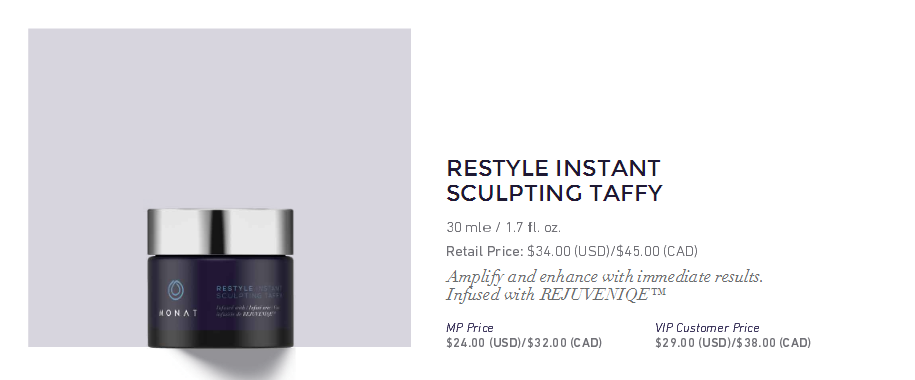Restyle Instant Sculpting Taffy - POSITIVE HAIR REJUVENATION